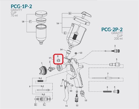 Fluid Needle Packing Nut